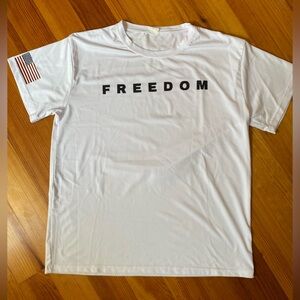 White FREEDOM T-Shirt Women’s Large